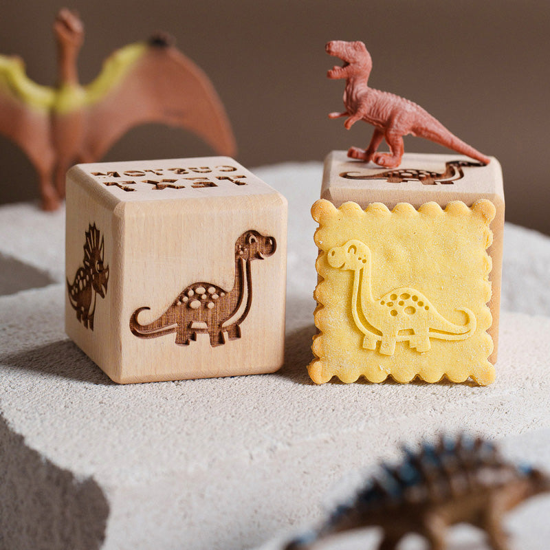 Custom Dino Cookie Cube