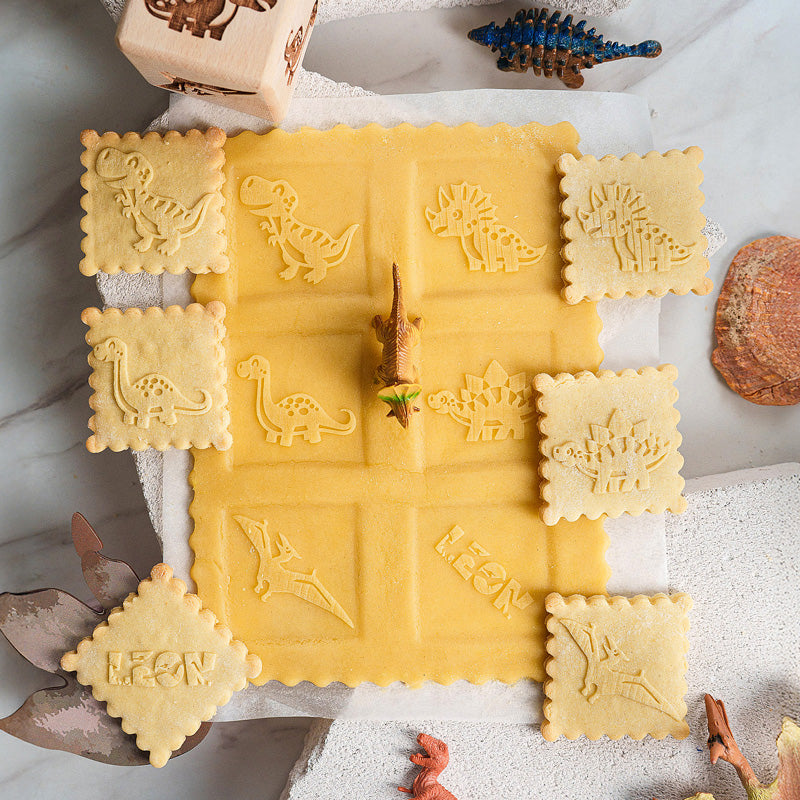 Custom Dino Cookie Cube