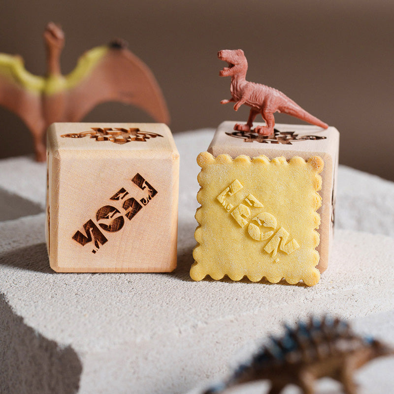 Custom Dino Cookie Cube