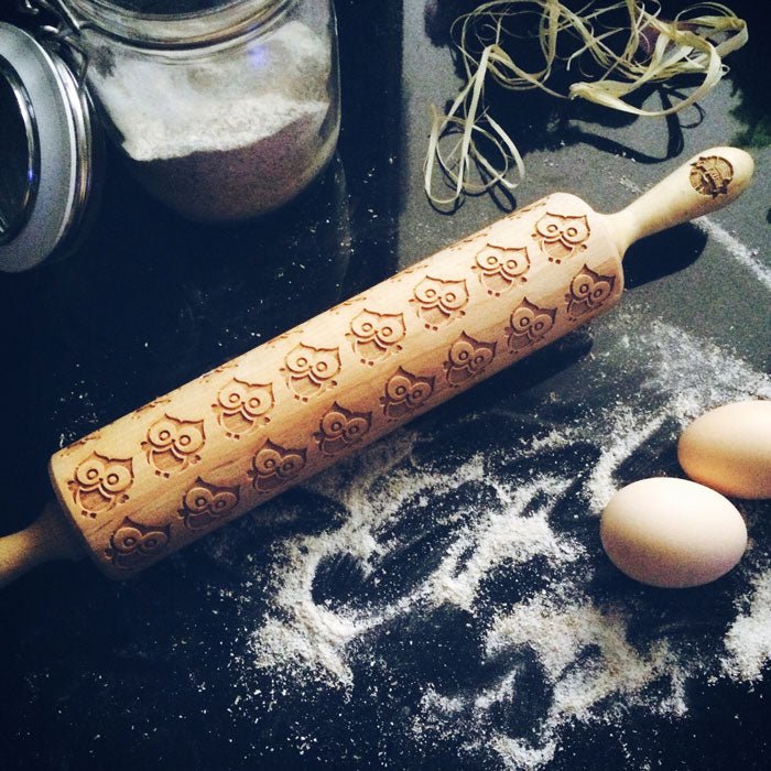 Baby Owls Rolling Pin - Pastrymade US