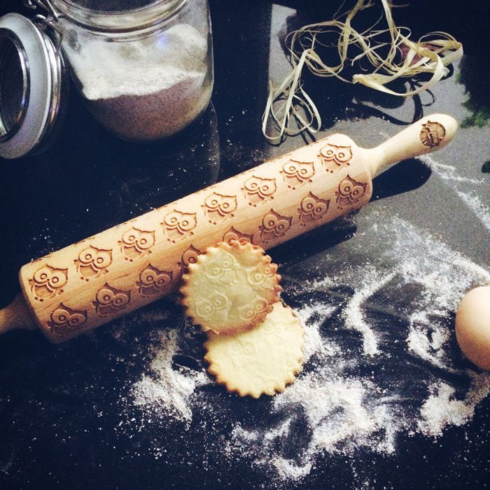 Baby Owls Rolling Pin - Pastrymade US