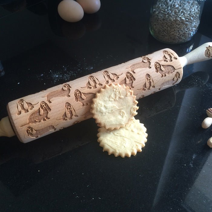 Basset Hound Rolling Pin - Pastrymade US