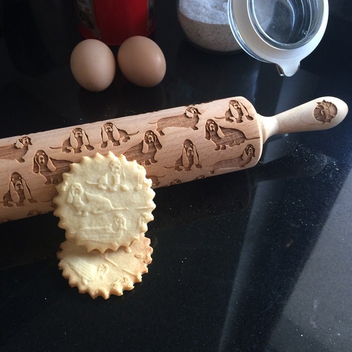 Basset Hound Rolling Pin - Pastrymade US