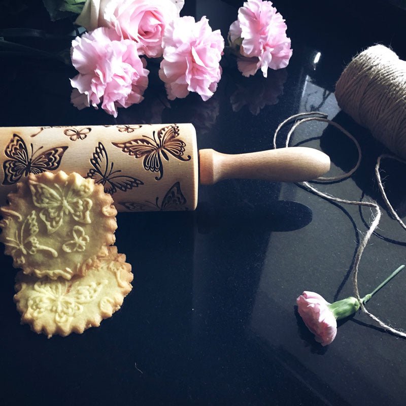 Butterflies Rolling Pin - Pastrymade US