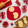 Christmas Cookie Stamp 3D—Set of 4 - Pastrymade