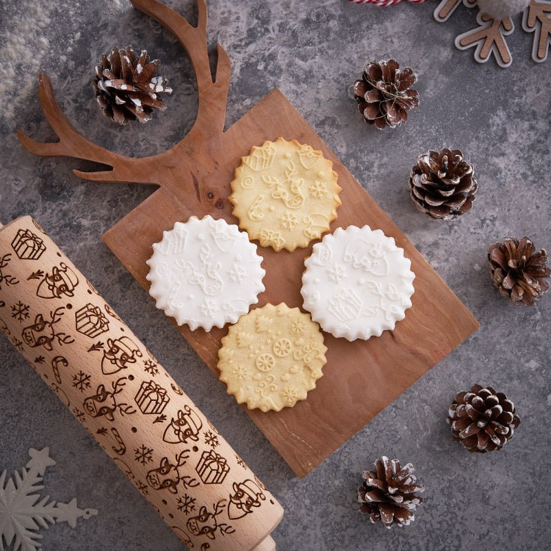 Christmas Moo Rolling Pin - Pastrymade US