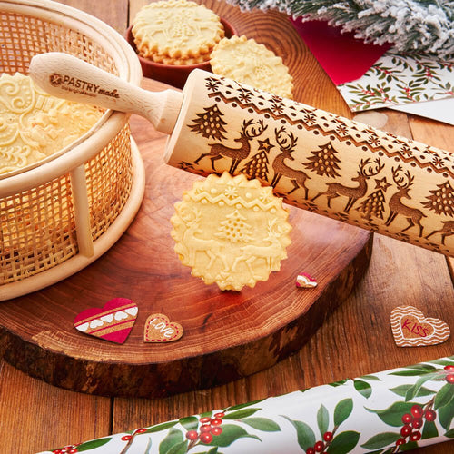 Christmas Embossed Rolling Pin
