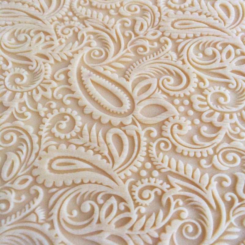 Floral Paisley Rolling Pin - Pastrymade US