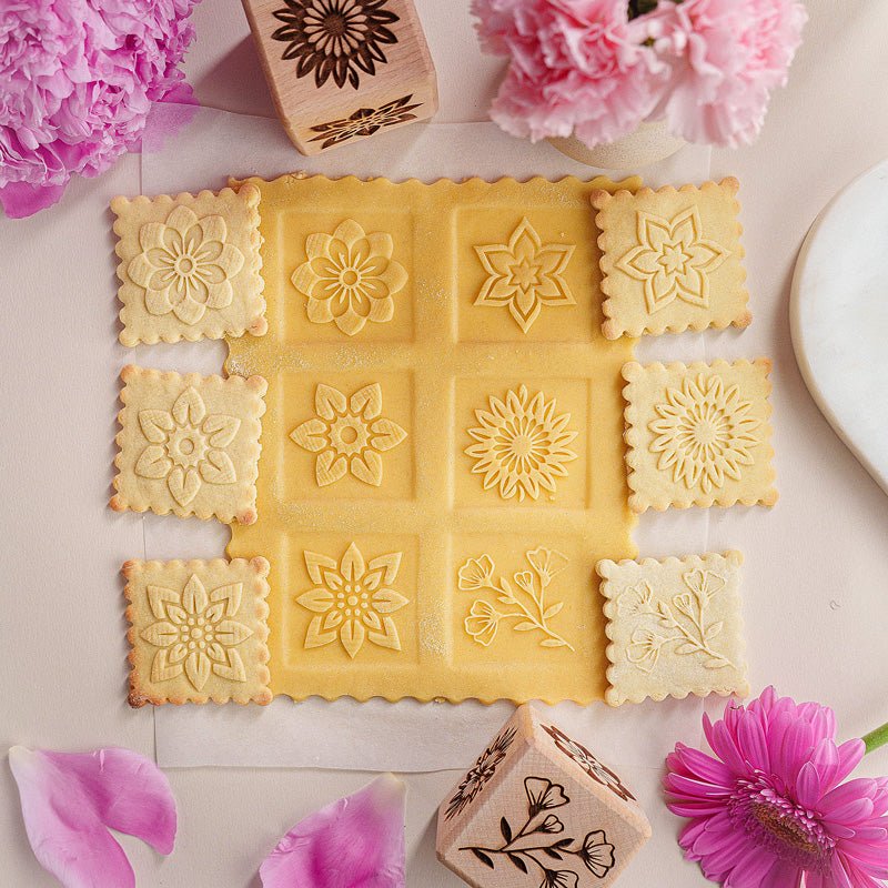 Flowers Cookie Cube - Pastrymade