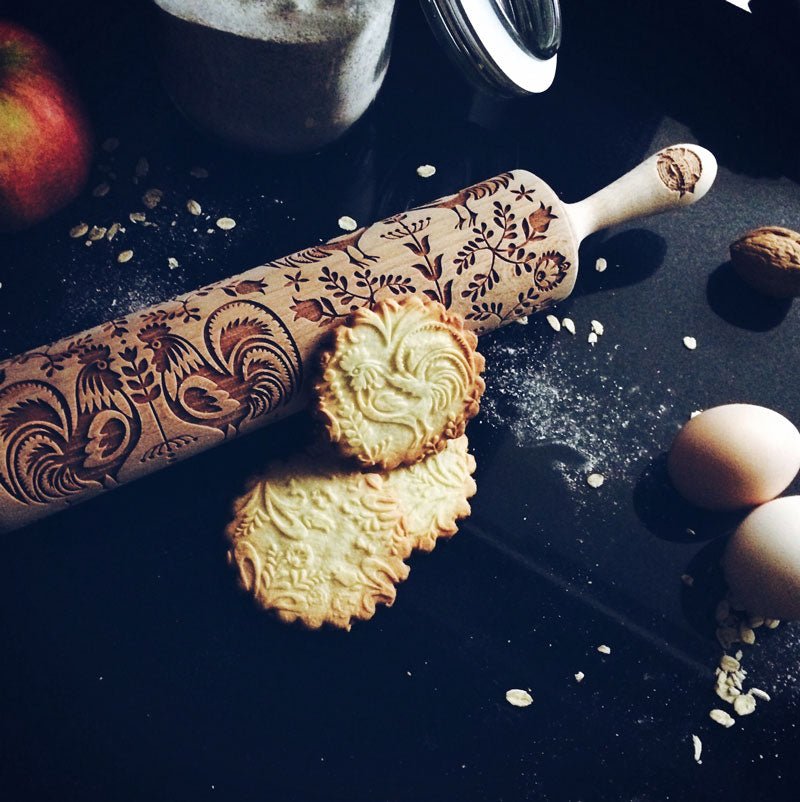 Folk Rolling Pin - Pastrymade US