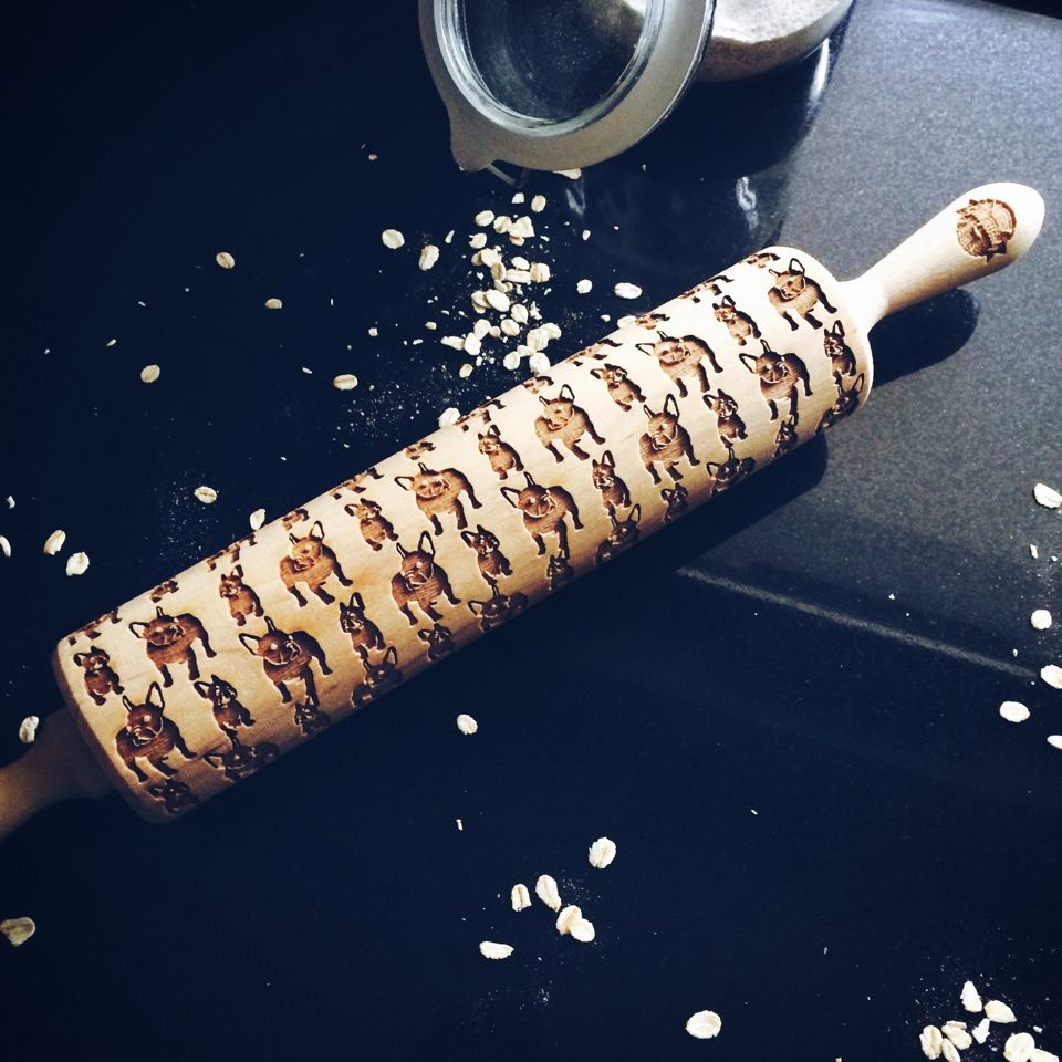 French Bulldog Rolling Pin - Pastrymade US