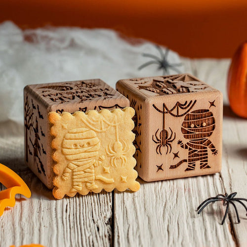 Halloween 6-in-1 Cookie Stamp Cube