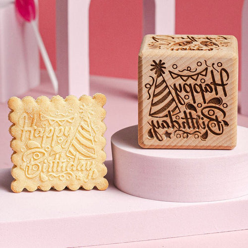 Happy Birthday 6-in-1 Cookie Stamp Cube