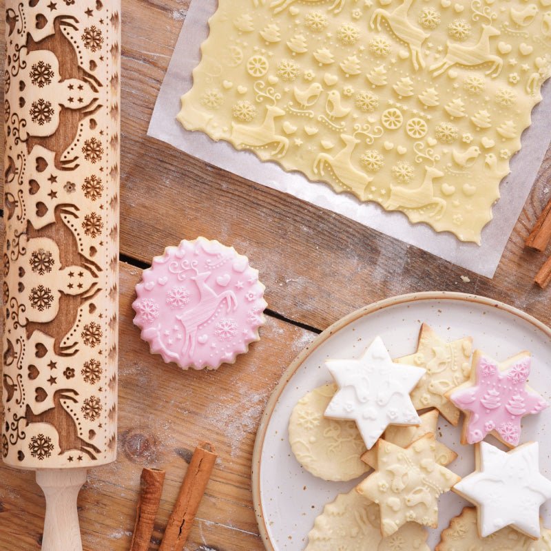 Happy Christmas Rolling Pin - Pastrymade US