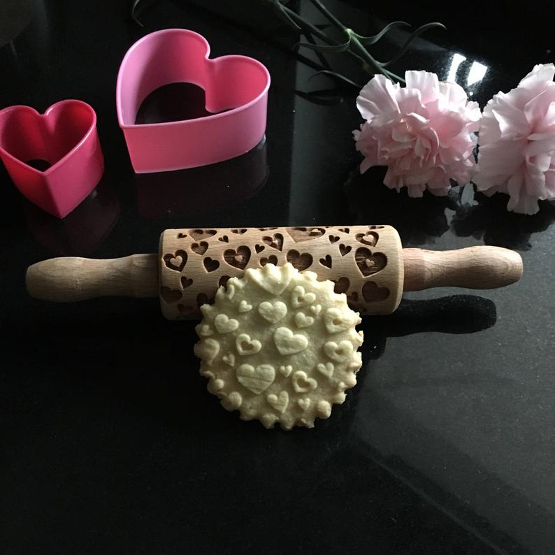 HEARTS KIDS ROLLING PIN - Pastrymade US
