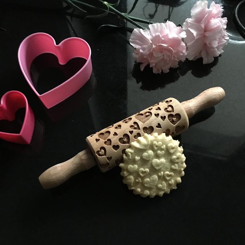 HEARTS KIDS ROLLING PIN - Pastrymade US