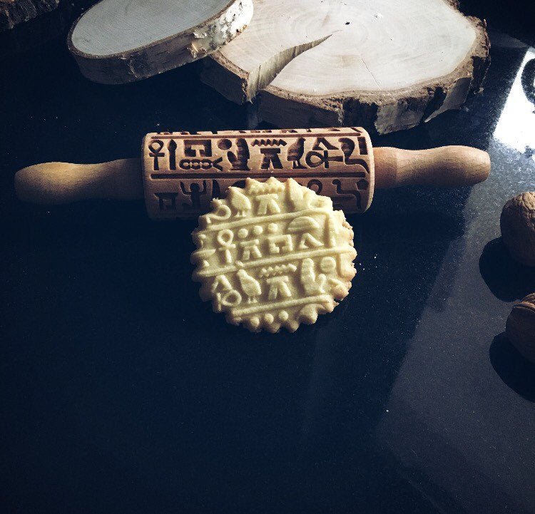 HIEROGLYPHS KIDS ROLLING PIN - Pastrymade US
