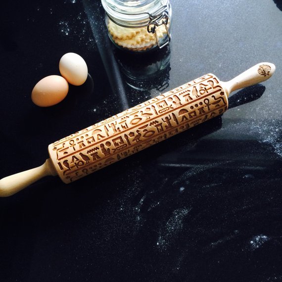 Hieroglyphs Rolling Pin - Pastrymade US