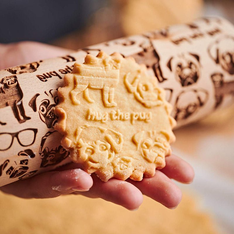 Hug The Pug Rolling Pin - Pastrymade US