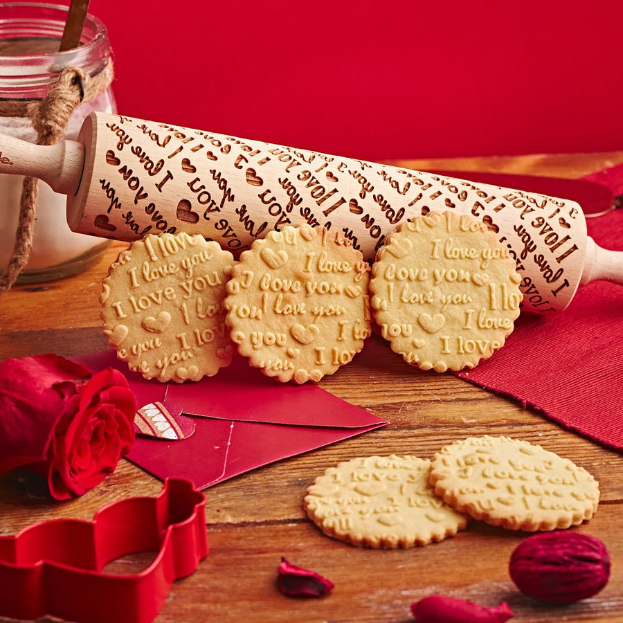 I Love You Rolling Pin - Pastrymade US