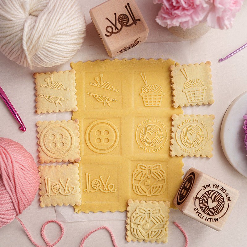 Knitting Cookie Cube - Pastrymade