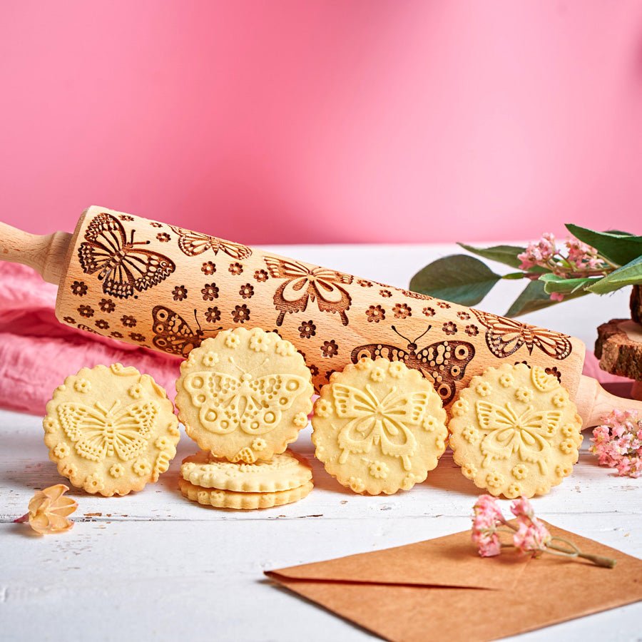 Papillon Rolling Pin - Pastrymade US