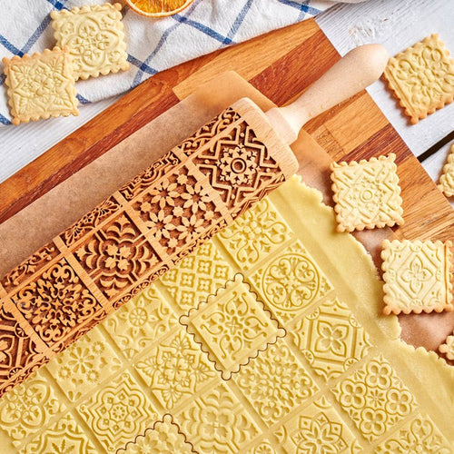 Prime Embossed Rolling Pin