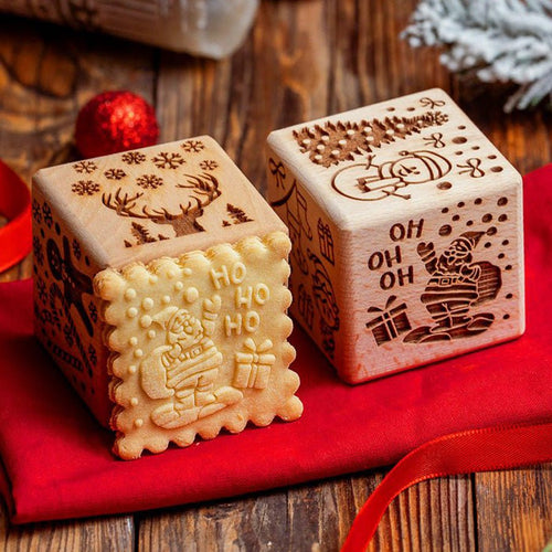 Santa Claus 6-in-1 Cookie Stamp Cube