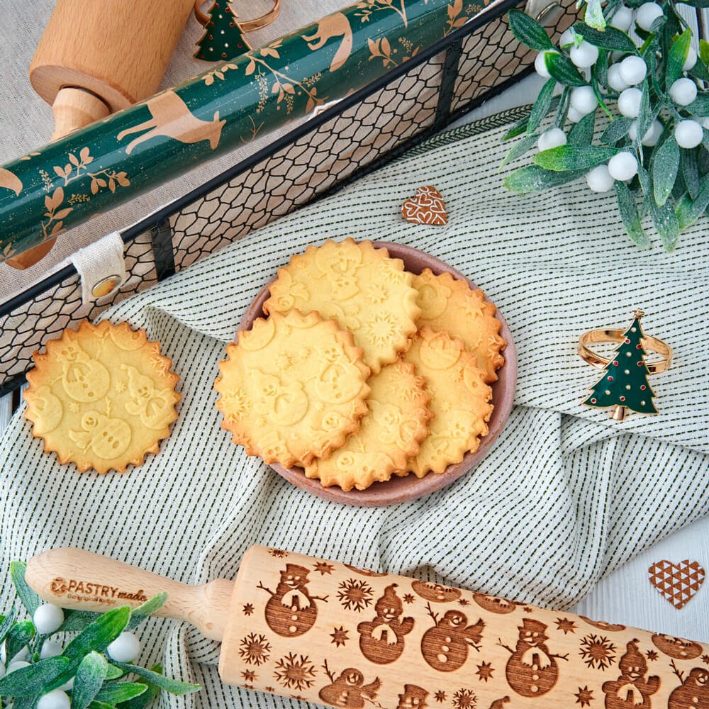 Snowmen Rolling Pin - Pastrymade US