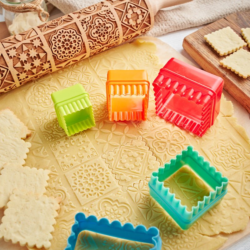 Square Cookie Cutters (Set of 5 Pcs) - Pastrymade US