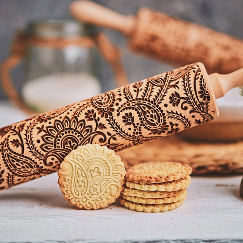 Tree Of Life Embossed Rolling Pin