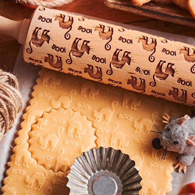 Witch Cat Rolling Pin - Pastrymade US